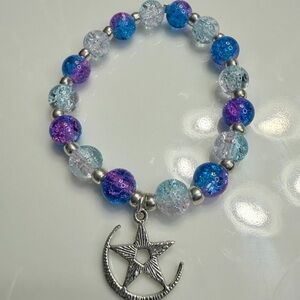 Purple and Blue Celestial Star Bracelet